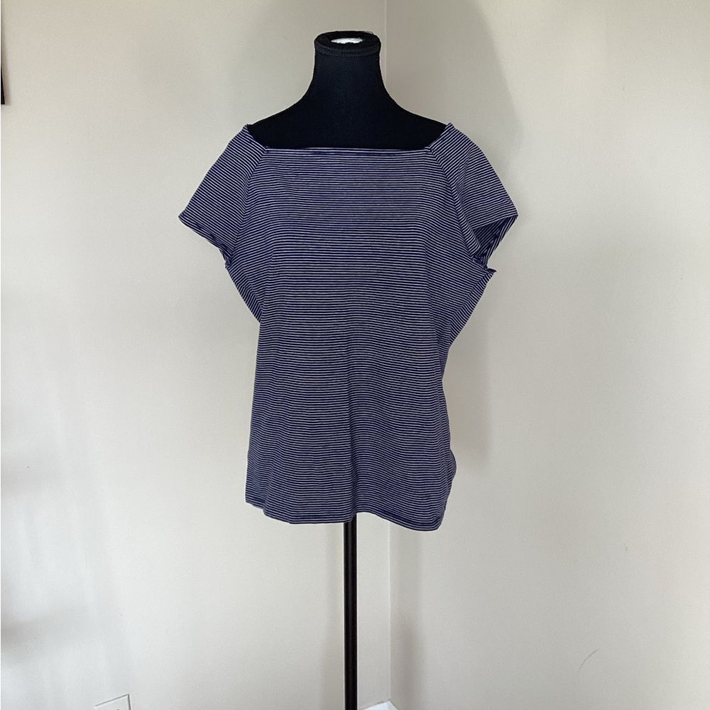 GAP Navy Striped Women's Top
